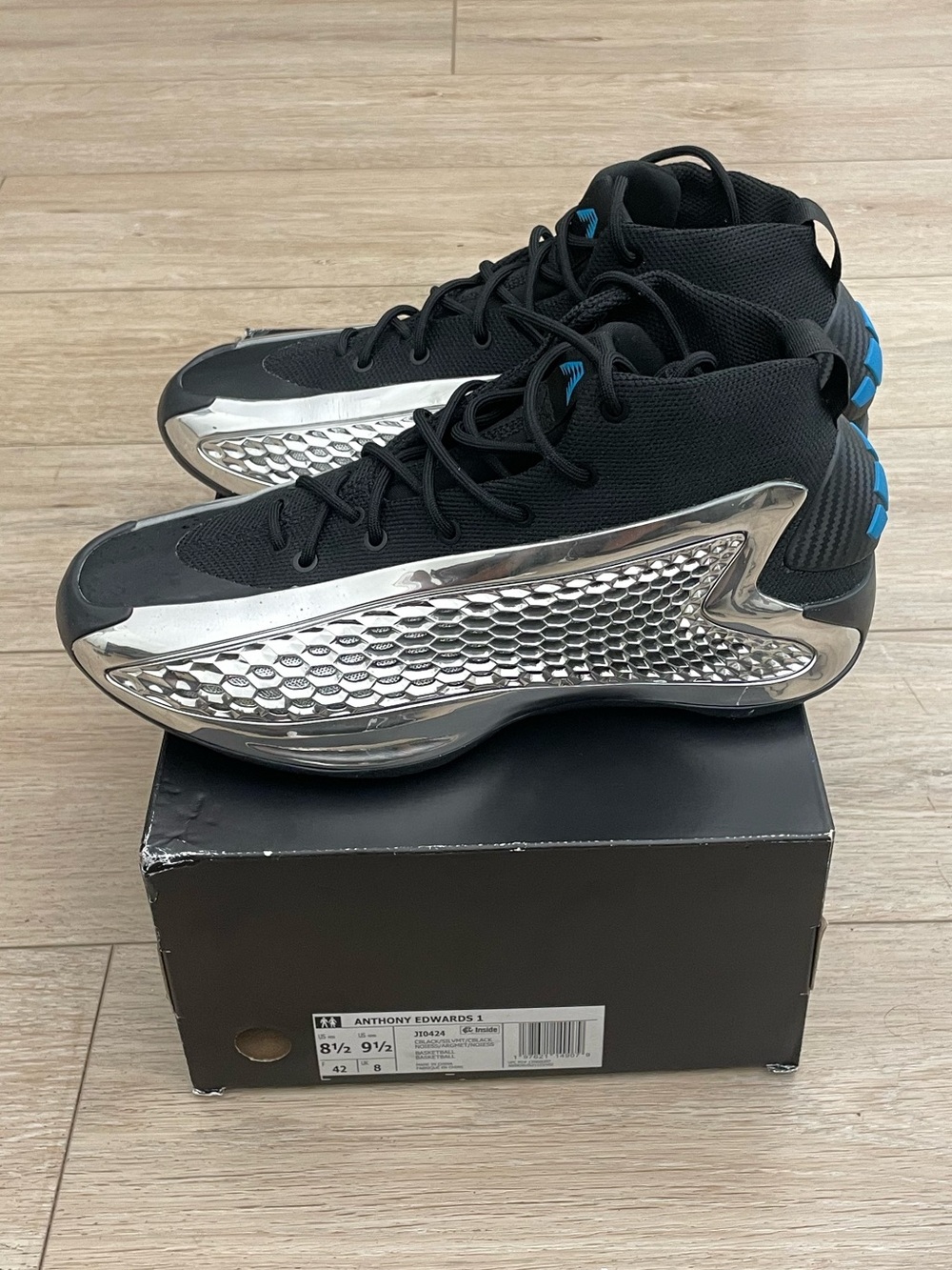 Adidas Anthony Edwards 1 Chrome